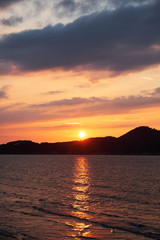 The sunset scenery was filmed in Taean-gun , South Korea