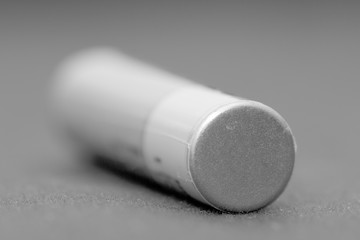 battery on a black background. Macro