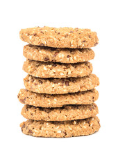 Stock of cookies with cereals