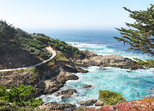 Amazing view on ocean near CA-1 road
