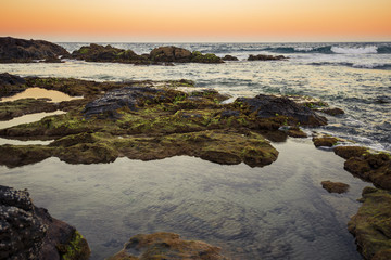 Coolum beach at the Sunshine Coast, Queensland, Australia.