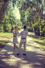 Obraz premium bride and groom