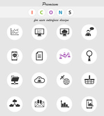 social network icon set