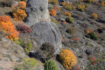 mount demerdzhi in the crimea
