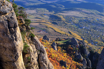 mount demerdzhi in the crimea