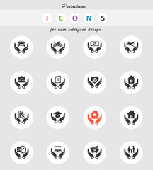 insurance icon set