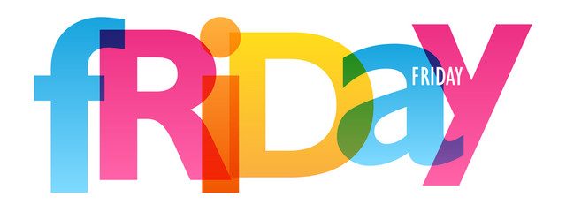 DAYS OF THE WEEK Icons (FRIDAY)