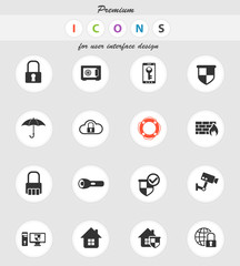 security icon set