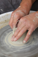 hands of a potter