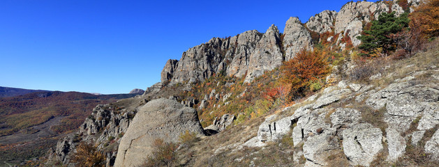 mount demerdzhi in the crimea
