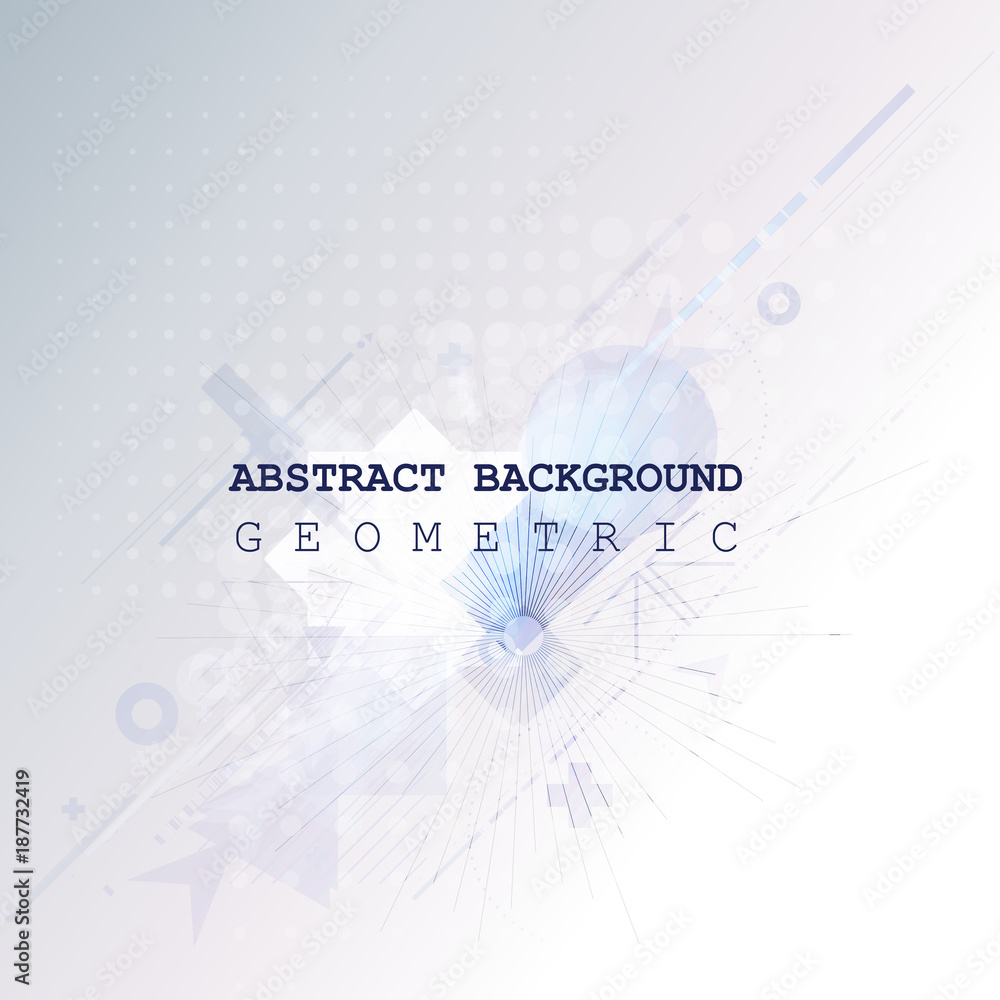 Poster abstract background with colorful geometric elements. technology design.