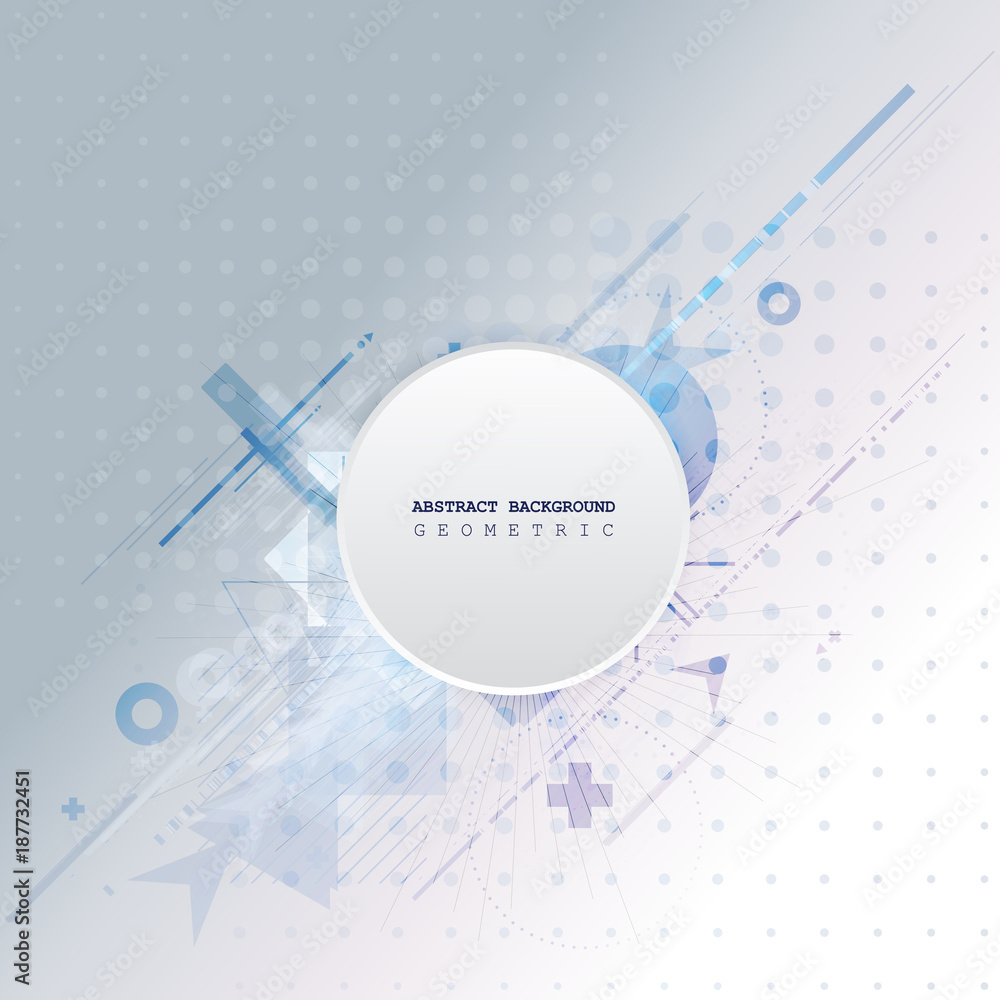 Poster abstract background with colorful geometric elements. technology design.