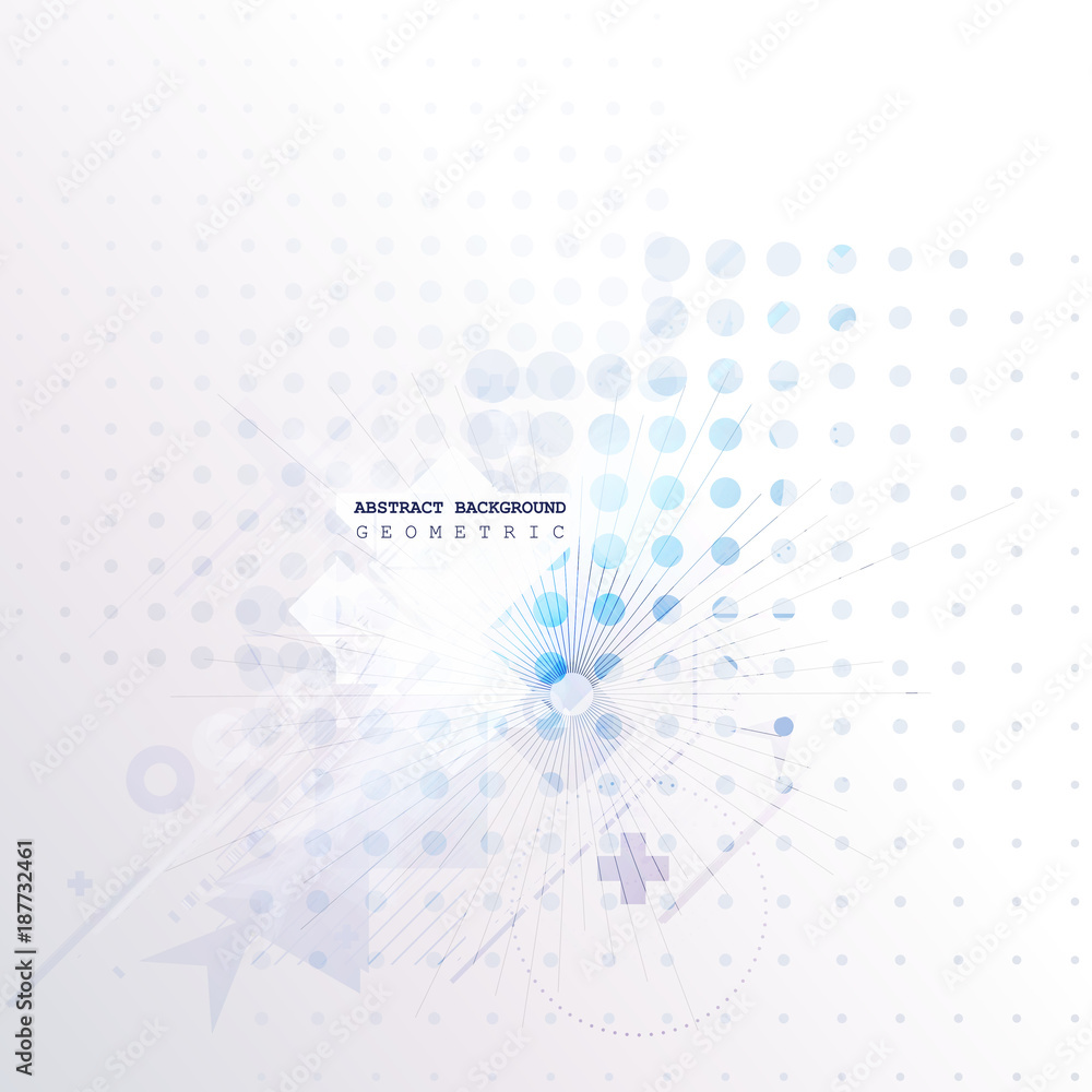 Poster abstract background with colorful geometric elements. technology design.