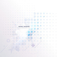Abstract background with colorful geometric elements. Technology design.