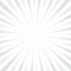 Abstract light Gray White rays background. Vector