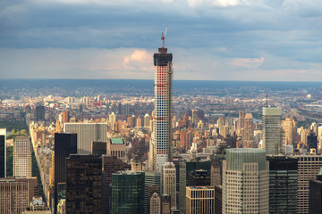 Fototapeta na wymiar New York City von oben