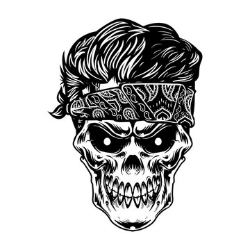 Skull Artwork graphic vector for t-shirt 