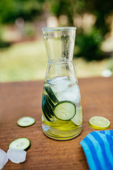 Infused Detox Water With Cucumber