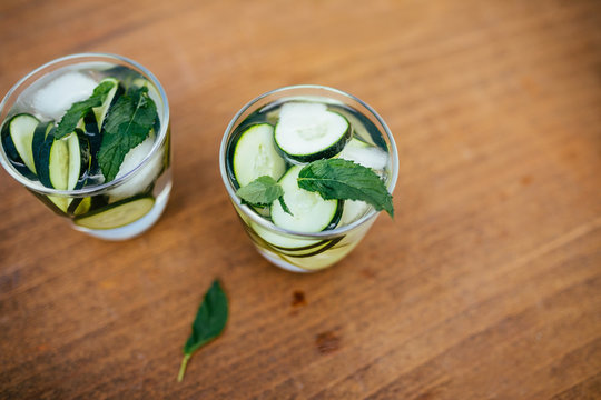 Infused Detox Water With Cucumber