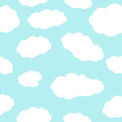 Sky. Clouds. Blue. Background. Bright. Good weather. For your design.