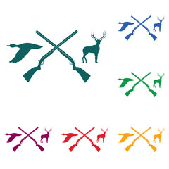 Hunting club logo icon
