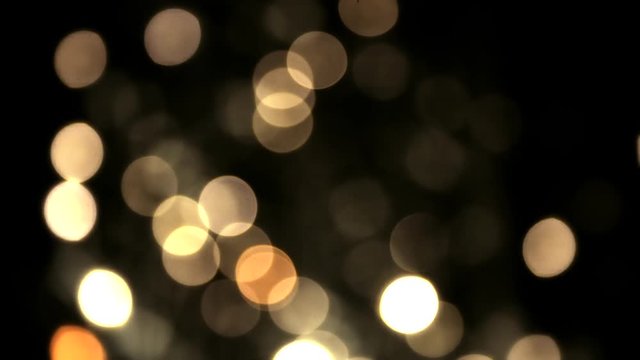 Abstract Blue Lights bokeh background loop