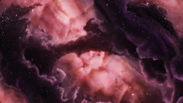 Violet stars in space