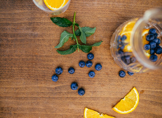 Bottle Of Infused Detox Water