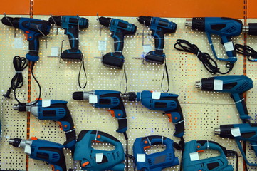 Tools showcase shop room