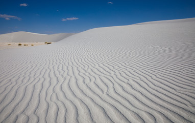 Gypsum Dunes at White Sands in New Mexico
