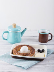 breakfast with simit