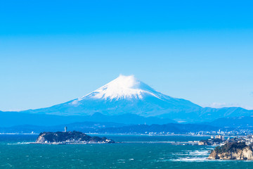 富士山と湘南海岸