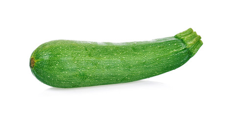 Fresh zucchini isolated on a white background