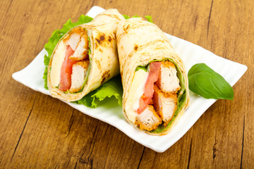 Chicken bread roll