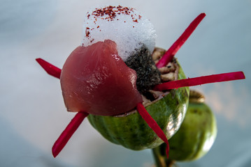 Carpaccio Thunfisch