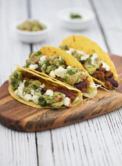 minced beef tacos