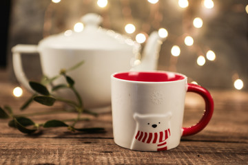 Thé et sucre d'orge Noël