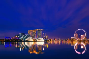 Fotobehang Singapore skyline © weerasak