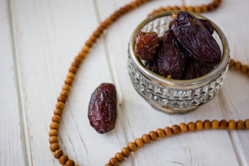 Ramadan fruits - dry dates for iftar time.