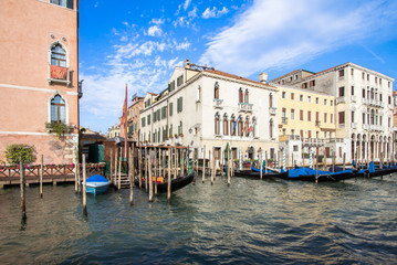 Palaces along the Grand Canal, Venice, Italy