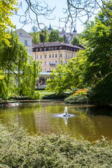 Beautiful buildings of Karlovy Vary, Czech Republic