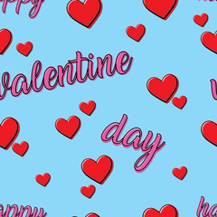 valentine day seamless background design