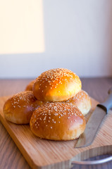 Home bakery burger