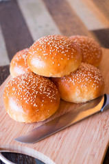Home bakery burger