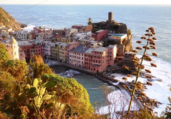 Fototapeta na wymiar Vernazza, village des Cinque Terre, Italie
