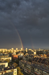 Rainbow over Varna,Bulgaria