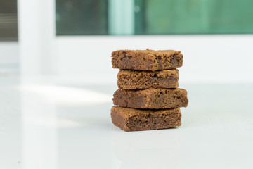 brownie sweet unhealthy biscuit chocolate dark cookie