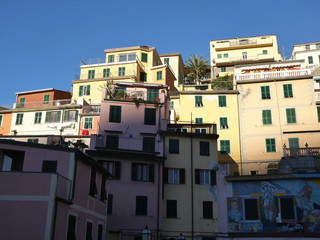 Naklejka premium manarola, Cinque Terre, Italie