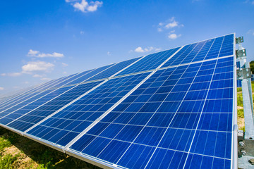 Solar Energy Panels. Photovoltaic power supply systems. Solar power plant. The source of ecological renewable energy.