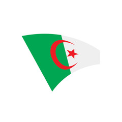 Algeria flag, vector illustration